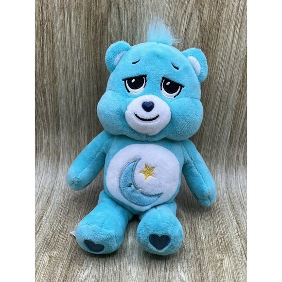 Care Bears Toys Care Bears Bedtime Bear 9 Plush Star Moon Heart Nose Hands And Paws Aqua 22